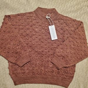 Misha Chesnut Mockneck